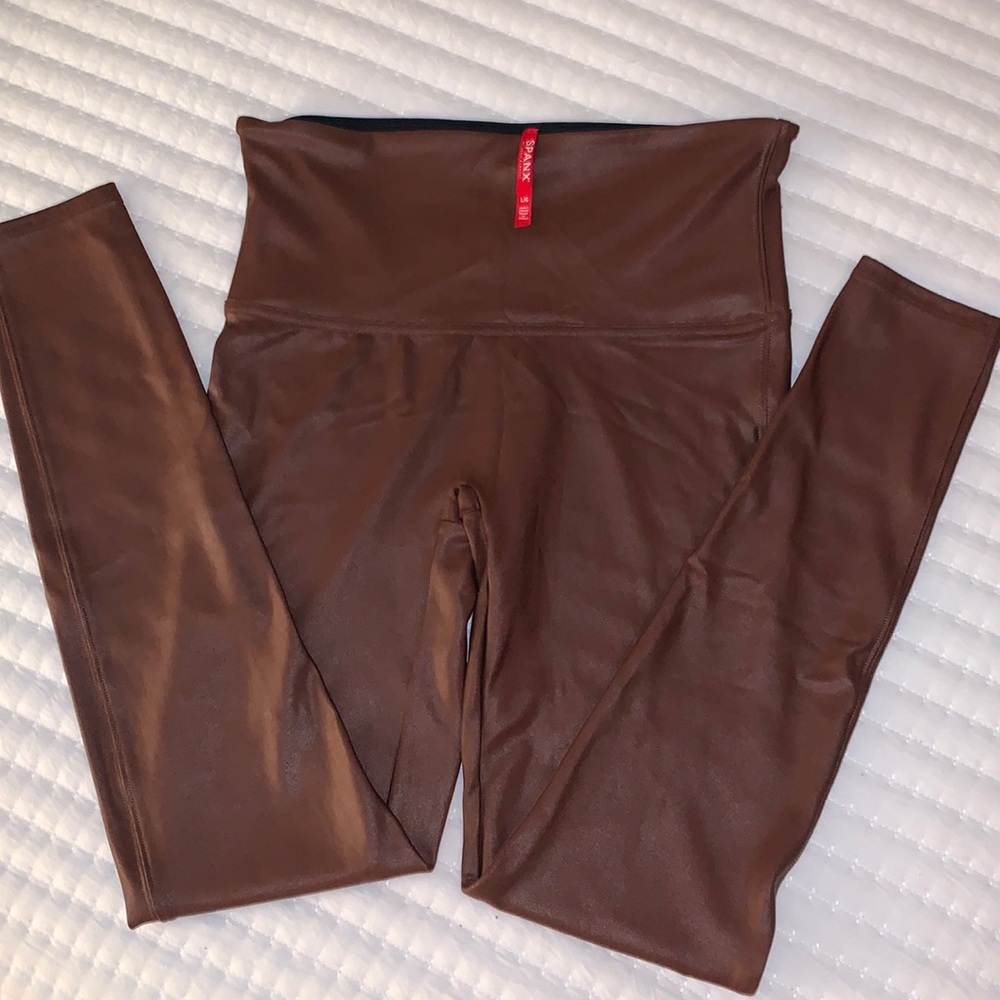 Spanx faux leather leggings